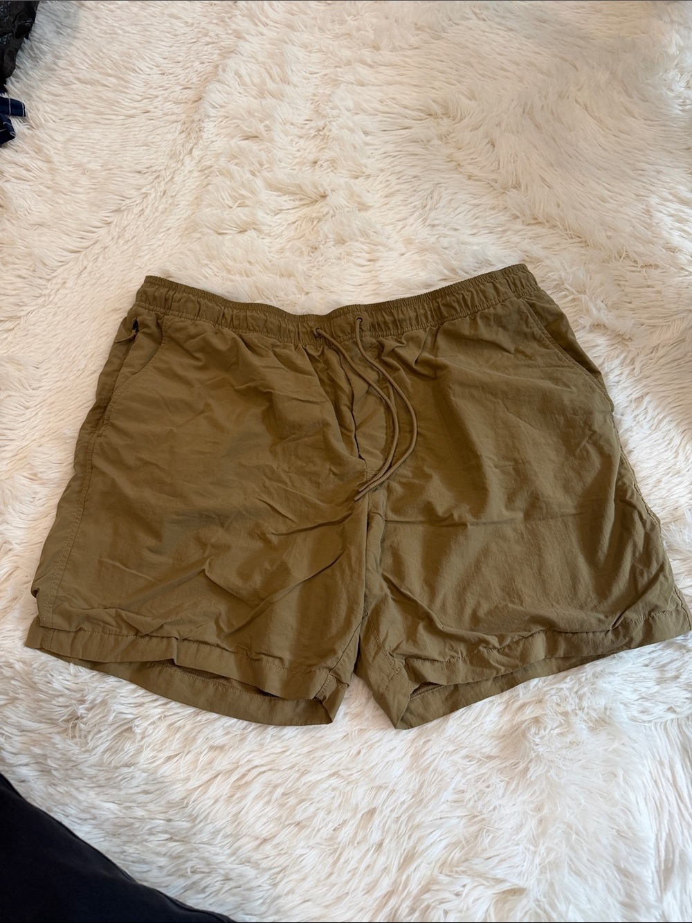 Men's American eagle khaki Drawstring Casual Shorts